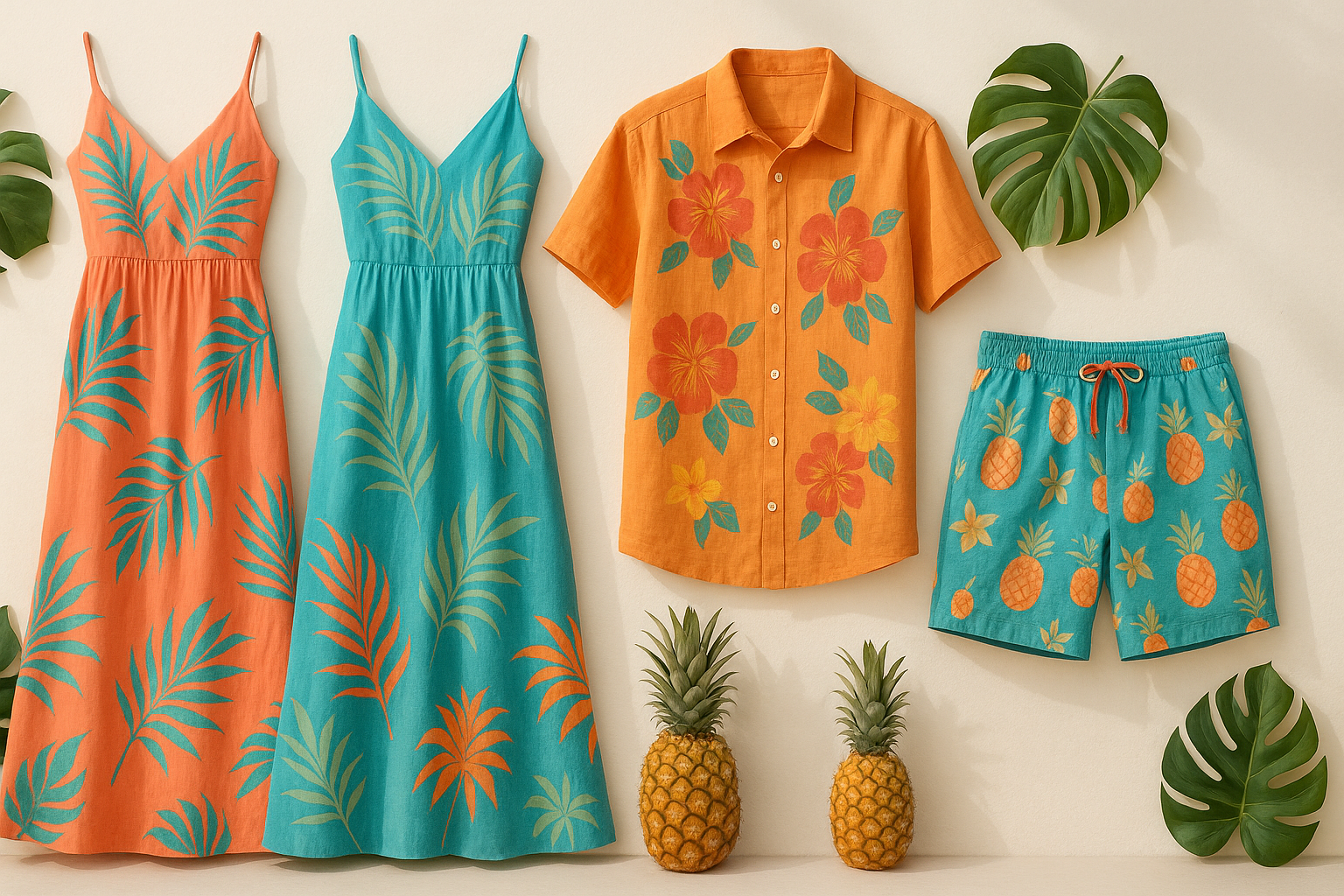 clothing tropical inspired